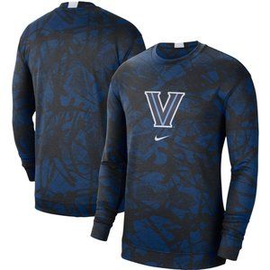Villanova Wildcats Nike Dri-FIT Mens Long Sleeve Shirt Blue 2XL